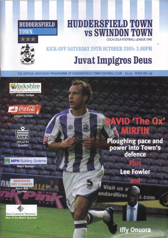 <b>Saturday, October 29, 2005</b><br />vs. Huddersfield Town (Away)